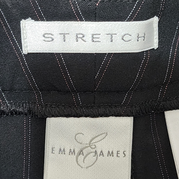 Emma James Pinstripe Dress Career Pants - Picture 4 of 14